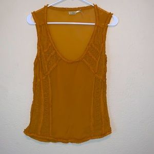 Max Studio 100% silk see through top